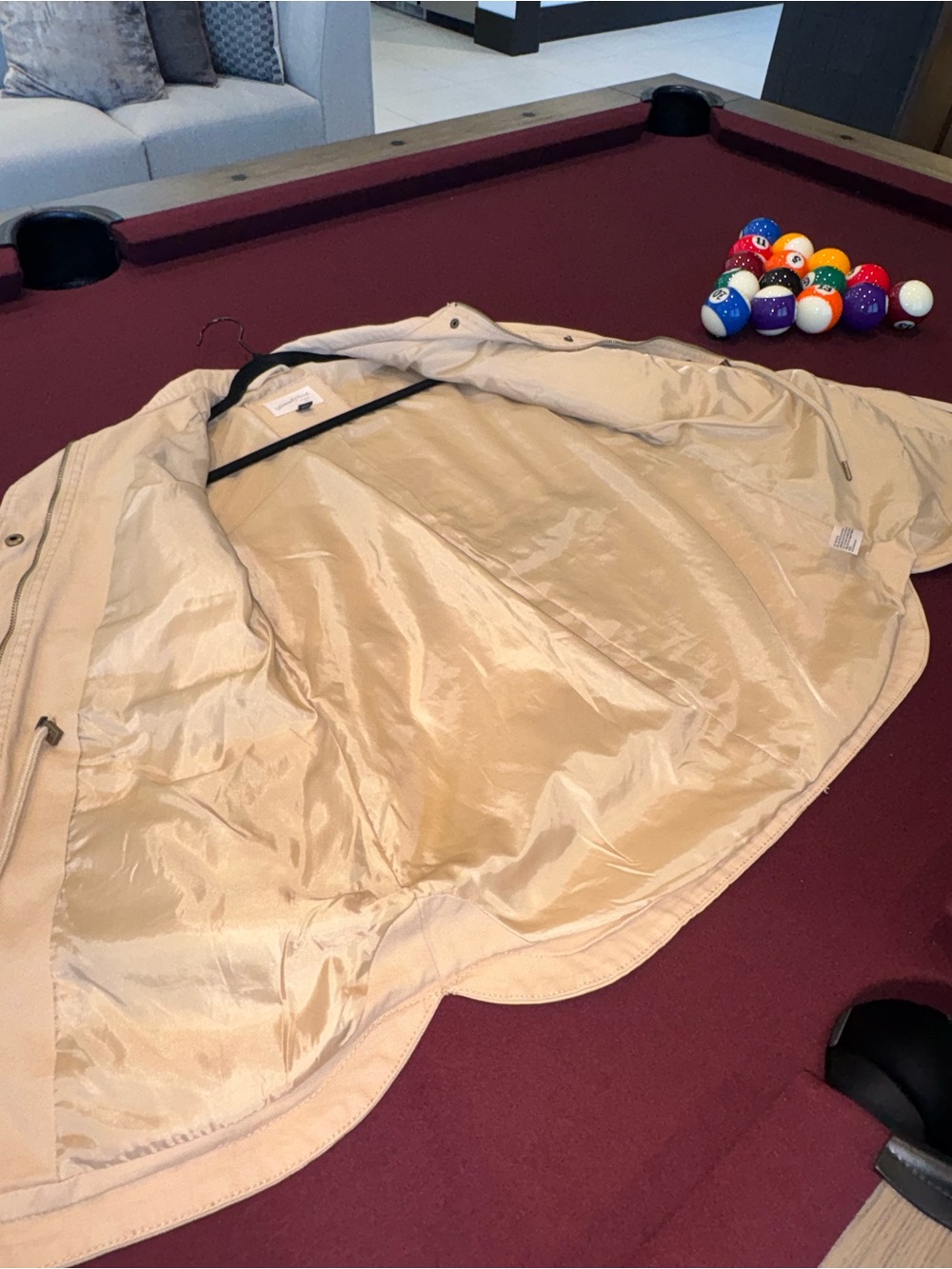 Universal Thread Tan Utility Jacket with Front Pockets - Picture 14 of 14
